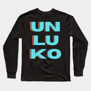 UNLUKO DAY, LUCK JINX Long Sleeve T-Shirt